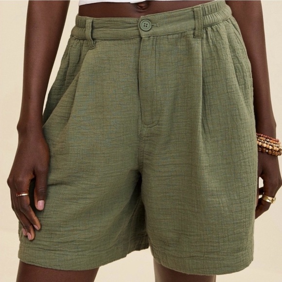 aerie Pants - AERIE Gauze Daybreak Trouser Shorts Sz XL NWT